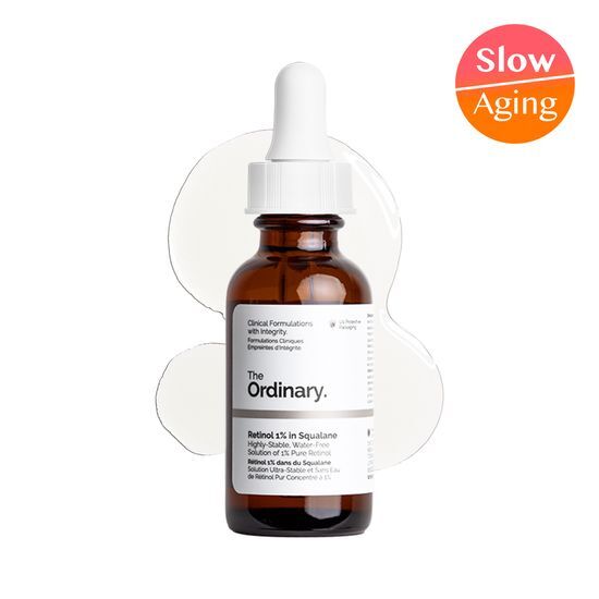 30ml bottle of The Ordinary Retinol 1% in Squalane, a skincare serum for enhanced beauty and skin health.