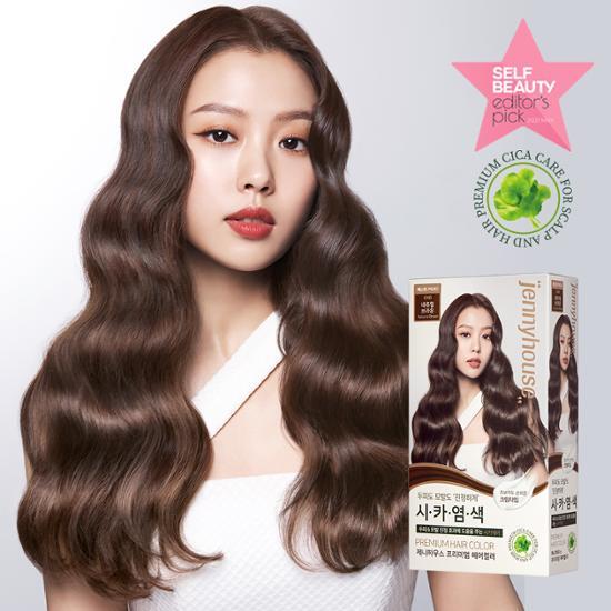 Choose 1 from 5 Jennyhouse Premium Hair Color Creams (dye + gray coverage)