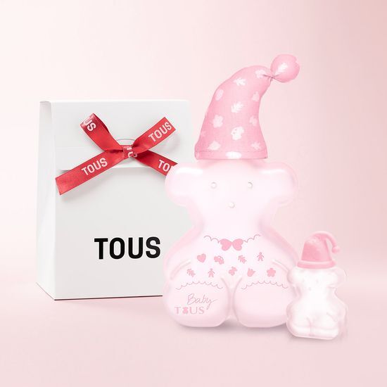 100ml Toss Baby Toss Pink Friends EDC fragrance bottle, designed for K-Beauty enthusiasts, showcasing a vibrant pink design.