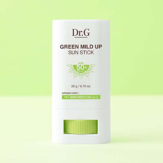 Dr.G Green Mild Up Sun Stick 20g - K-Beauty sunscreen stick for effective sun care in skincare routines.