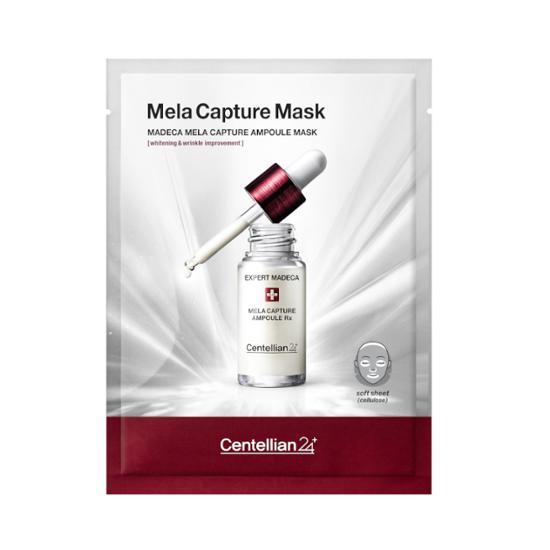 Centellian24 Madeca Melah Capture Ampoule Mask - Hydrating skincare sheet mask for radiant skin, featuring K-Beauty technology.