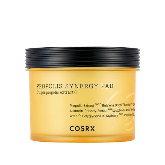 COSRX Full Fit Propolis Synergy Pad - 70 Sheets, K-Beauty skincare product for rejuvenating and hydrating skin.