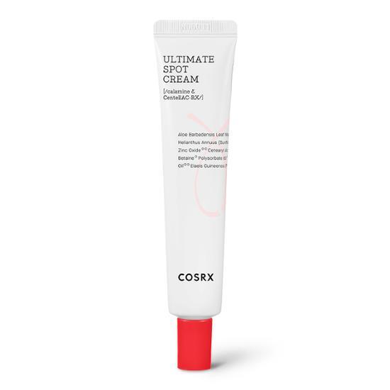 Alt text: COSRX AC Collection Ultimate Spot Cream 30g - K-Beauty skincare product for targeted blemish treatment.