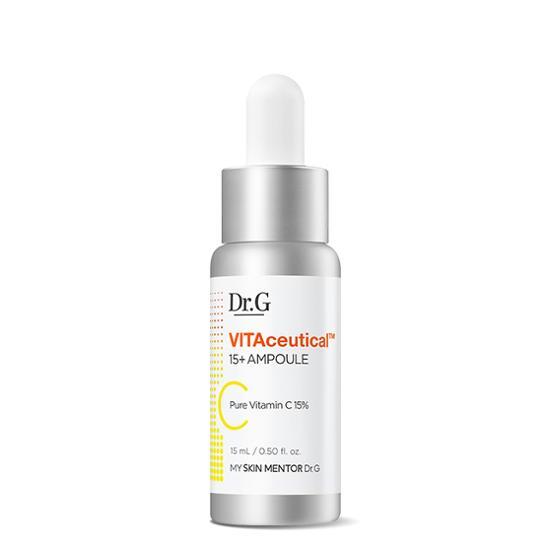 Dr.G Vita-Ceutical 15 Plus Ampoule 15ml - K-Beauty skincare serum designed to brighten and nourish skin.