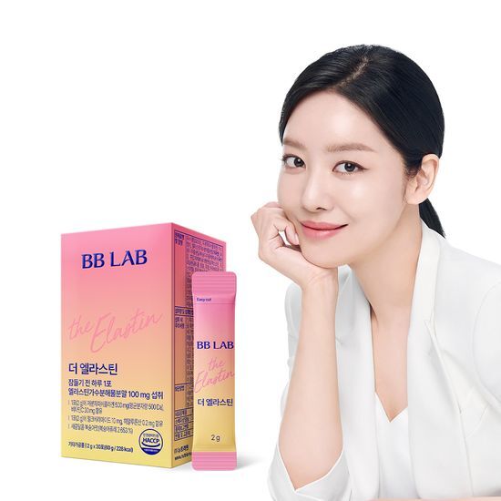 30 sachets of Bibi Lab The Elastin, a one-month supply of premium skincare product for enhanced elasticity and youthful appearance.