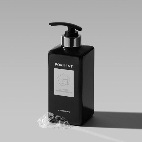 500ml Pohment All-in-One Perfume Shower Cotton Hug for Men, featuring a refreshing K-Beauty formula for body cleansing.