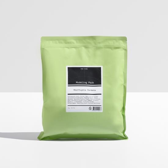 One Thing Mugwort Modeling Pack 1kg - Soothing skincare mask from K-Beauty, ideal for calming and revitalizing the skin.