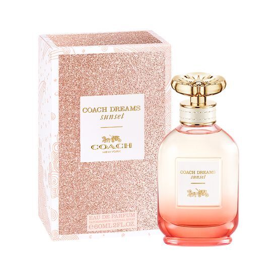 Coach Dream Sunset EDP 60ml fragrance bottle, showcasing a luxurious design, perfect for enhancing beauty and personal care.
