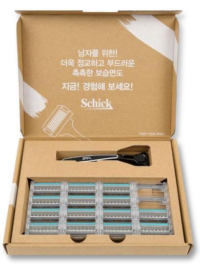 Schick Quattro4 Titanium Blades (14 Count) with Razor for men's grooming, featuring advanced shaving tools for a smooth experience.