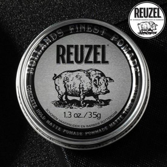 RiuGel Concrete Hold Pomade 35g, a men's beauty styling product for strong hold, featuring a sleek design and suitable for various hairstyles.