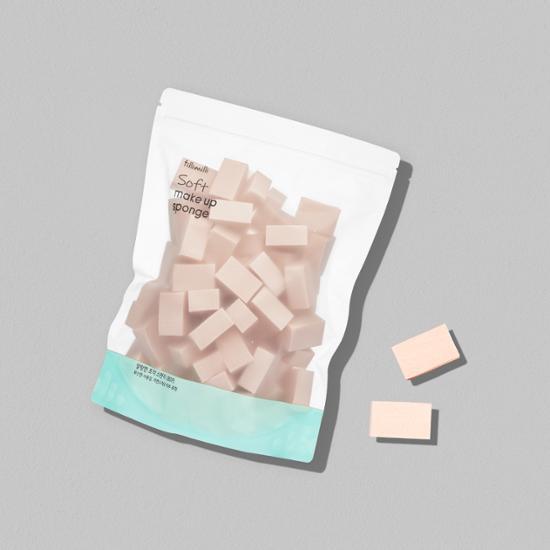 Alt text: Filimili Soft Sponge Pieces - 80 pack of soft makeup application sponges, perfect for K-Beauty enthusiasts.