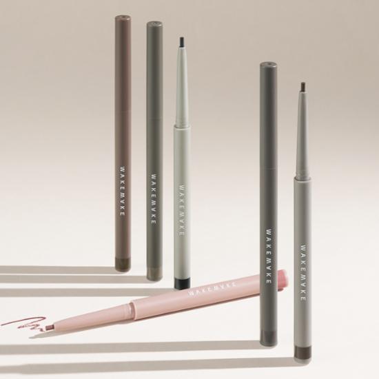 Wake Make Real Ash Pencil Liner in 07 Ash Mauve - six versatile shades for precise eye makeup application.