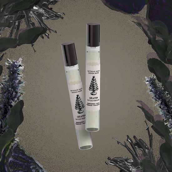 Graphene Tattoo Perfume One Wood Roll-On 11ml for men, showcasing a sleek design and K-Beauty innovation in personal care fragrance.