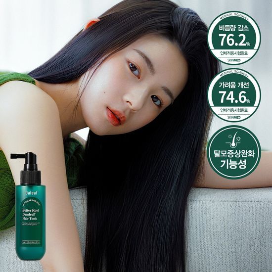 100ml Dalipe Sage Dandruff Relief Hair Tonic for hair loss symptom relief, featuring K-Beauty formulation and designed for effective hair care.