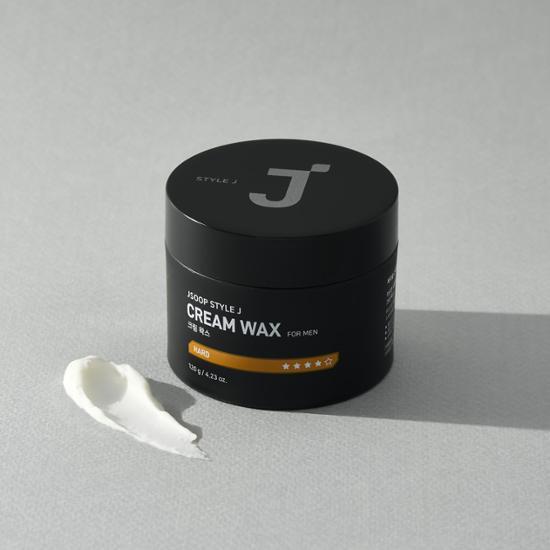 J.Soup Style J For Men Cream Wax 120g - Men's beauty styling product for effortless hair styling, featuring K-Beauty formulation.