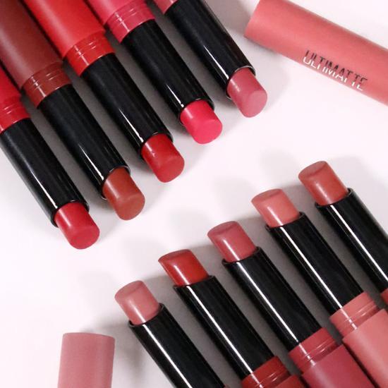 Maybelline New York Ultimatte Lipstick in shade 10 Colors_899 Brick Rose - a rich, deep rose hue perfect for a bold lip look.