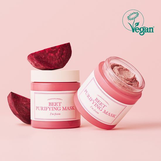 I'm From Beet Purifying Mask 110g - K-Beauty skincare product for deep cleansing and detoxifying skin.
