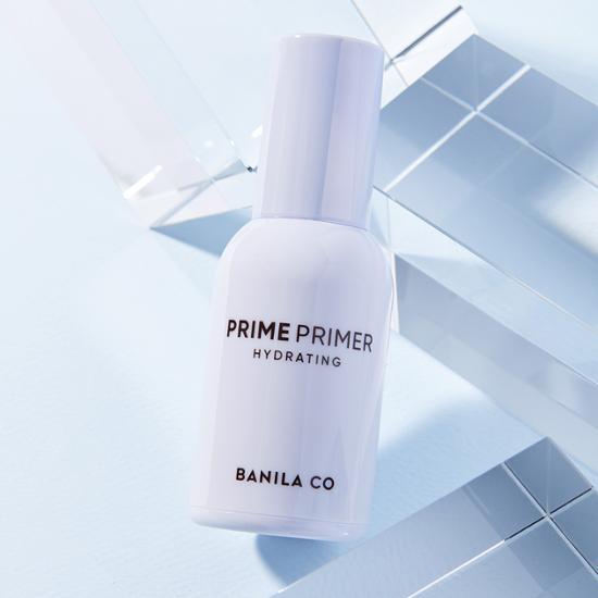 Vanilla Co. Prime Primer Hydrating Moisture Base 30ml bottle with a sleek design, ideal for creating a smooth makeup base.