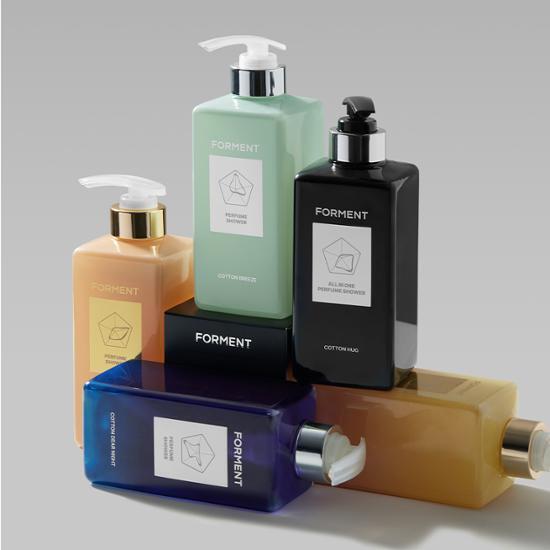 500ml Pohment All-in-One Perfume Shower in Cotton Dear Night variant, designed for men's beauty and body cleansing.