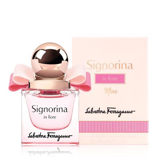 Salvatore Ferragamo Signorina in Fiore EDT 20ml fragrance bottle, elegantly designed for a sophisticated scent experience.