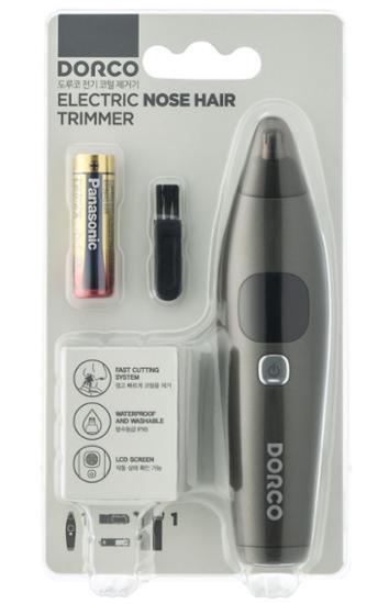 Dorco Electric Nose Hair Trimmer for men, essential grooming tool in sleek design for personal care.