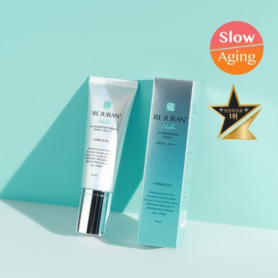 Rejuran Healer UV Protection Cream 40ml with Bonus 10ml - Special Edition K-Beauty skincare product for sun care, featuring advanced UV protection.