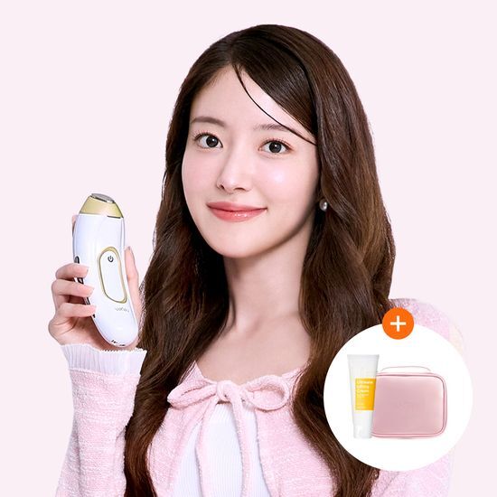 Banav UP6 Gold Edition beauty tool set featuring a premium pink pouch and a 50ml Banav lifting cream, perfect for enhancing your skincare routine.