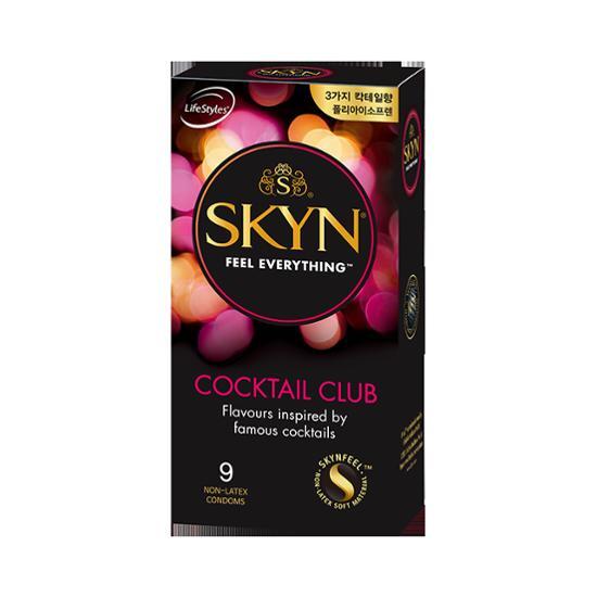 SKYN Cocktail 9P Ultra-Thin man's beauty body cleanser, designed for a refreshing skincare experience.