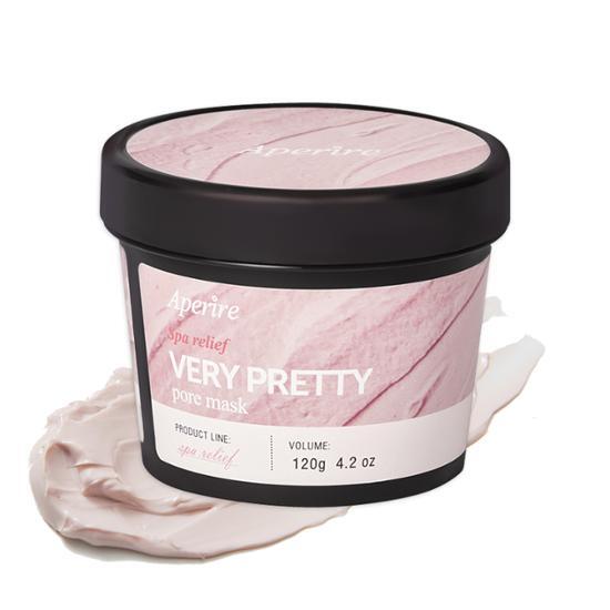 120g Aperire Spa Relief Berry Pretty Pore Mask - K-Beauty skincare product designed for pore care and skin relief.