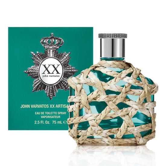 John Varvatos XX Artisan Teal EDT 75ml - Men's fragrance in a stylish bottle, perfect for personal care and grooming.