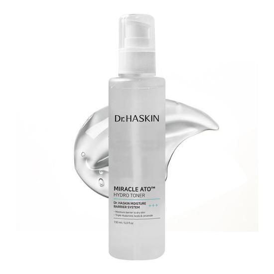 Dr. Haskin Miracle Ato Hydro Toner 150ml - Hydrating skincare toner for a radiant complexion, part of K-Beauty collection.