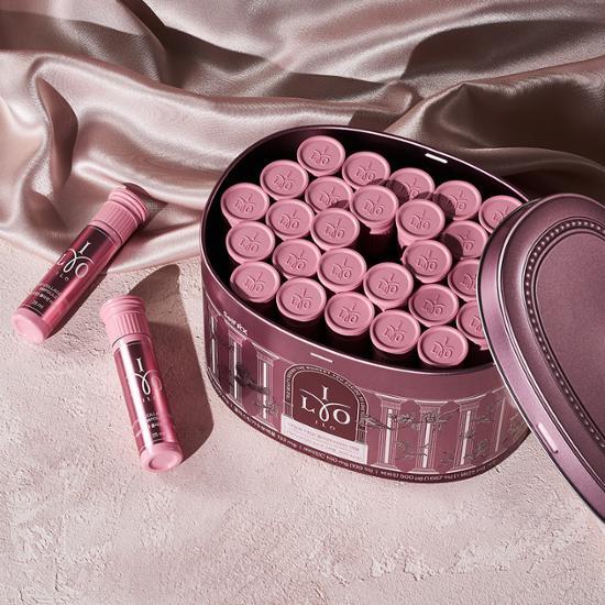 28-day supply of Ailo Type 1 Collagen Biotin Ampoule for skin health and beauty.