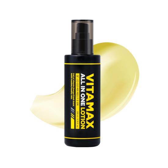 Image of Mif VitaMax All-in-One Lotion Refill Set featuring a 200ml original lotion and two 150ml refill bottles, perfect for K-Beauty skincare routines.