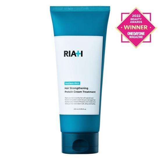 200ml bottle of Lia Hair Core Strengthening High-Nutrition Protein Cream Treatment, a premium K-Beauty hair care product designed for deep nourishment and strengthening.