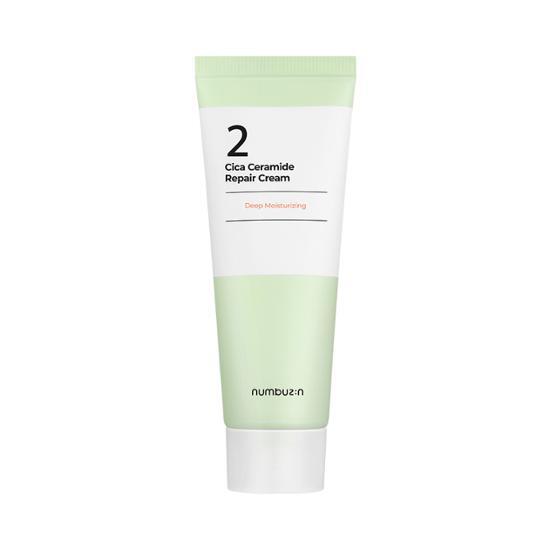 Numbers In No. 2 Cica-Mide Barrier Deep Repair Cream 60ml - K-Beauty skincare moisturizer for deep hydration and skin barrier repair.