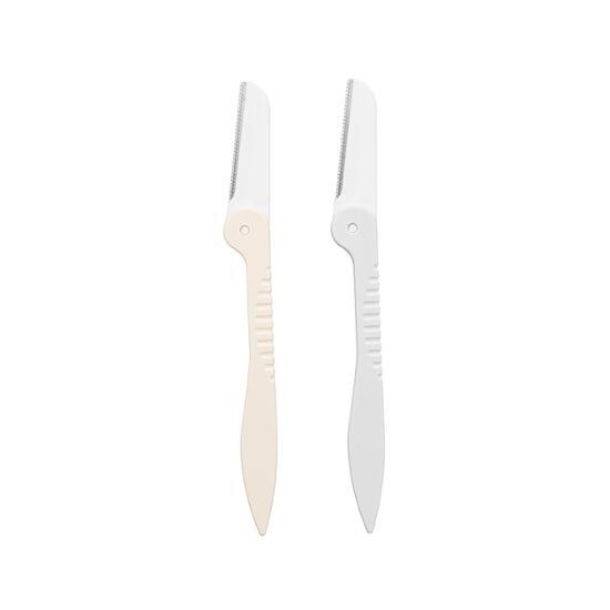 Filimili Foldable Wide Eyebrow Razor (2P) - Essential K-Beauty tool for precise eyebrow shaping and grooming.