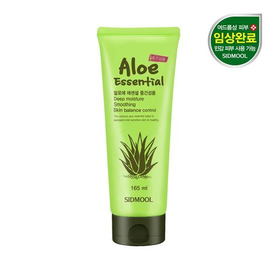 Seedmul Aloe Essential 165ml - Hydrating skincare essence for combination to dry skin, enriched with K-Beauty ingredients.