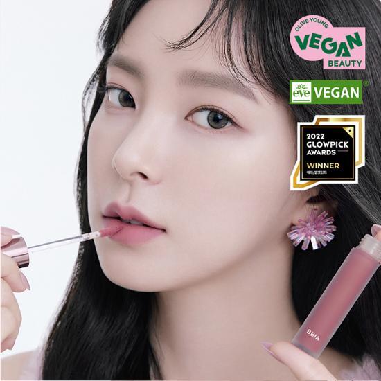 BBIA Pia Last Velvet Tint in V40 Summer Rose - a vibrant, soft pink lip tint suitable for all-day wear.