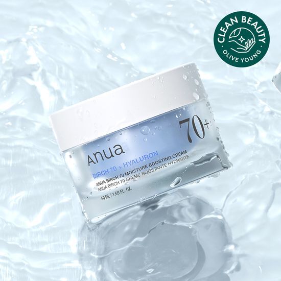 Anua Birch 70 Hydrating Boost Cream 50ml - A K-Beauty moisturizer designed for deep hydration and skincare.