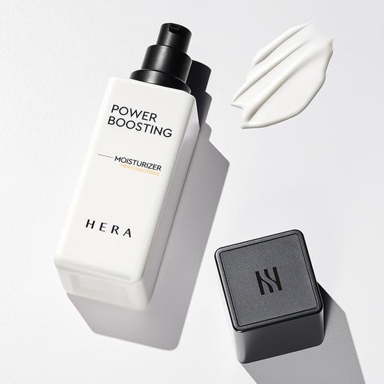 Hera Homme Power Boosting Moisturizer 110ML - K-Beauty skincare product designed for enhanced hydration and revitalization.