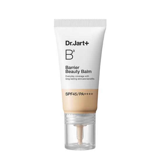 Dr. Jart+ The Makeup Barrier Beauty Balm 30ml in two shades with SPF 45/PA+++, offering skincare and makeup benefits.