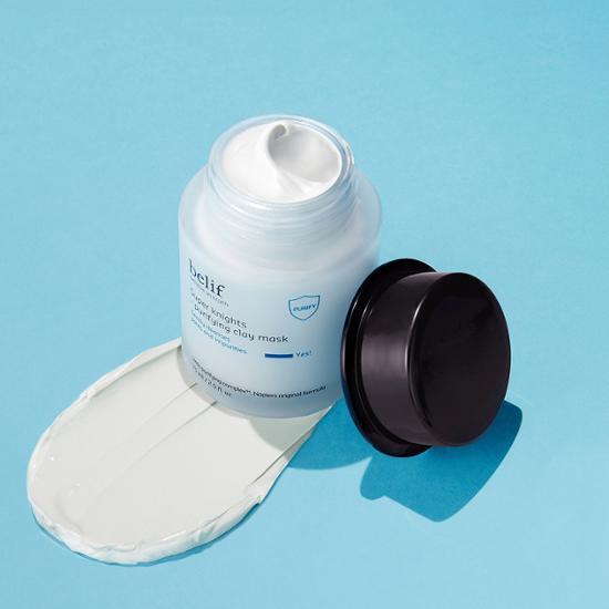Belif Super Nights Purifying Clay Mask 75ml - K-Beauty skincare product for a rejuvenating face mask experience.