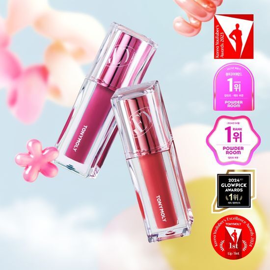 Tony Moly Get It Tint Waterful Butter in 23 vibrant shades, perfect for long-lasting color and hydration.
