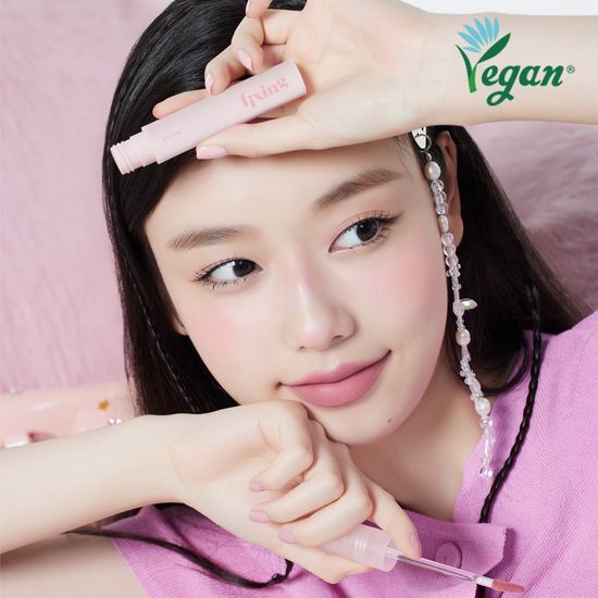 Etude Fixing Tint 4g in Real Pink - Holiday Edition, vibrant lip color for a festive look.