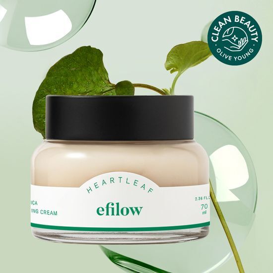 Epillow Mugwort Hyaluronic Soothing Moisture Cream 70ml - K-Beauty skincare moisturizer for soothing hydration.