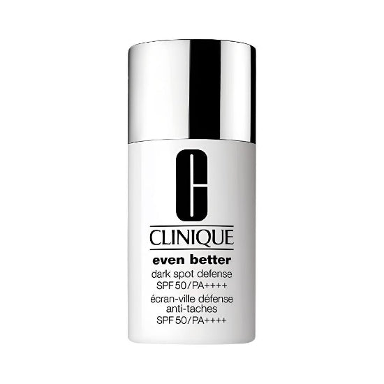 Clinique Even Better Dark Spot Defense SPF 50/PA++++ 30ml in Sheer Tint, a skincare product for sun protection and dark spot correction.