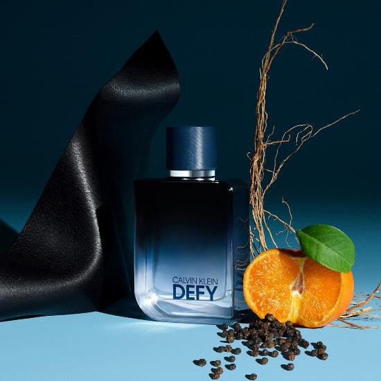 Calvin Klein CK Defy EDP 50ml fragrance for men, showcasing a sleek bottle design, perfect for personal care and beauty enthusiasts.