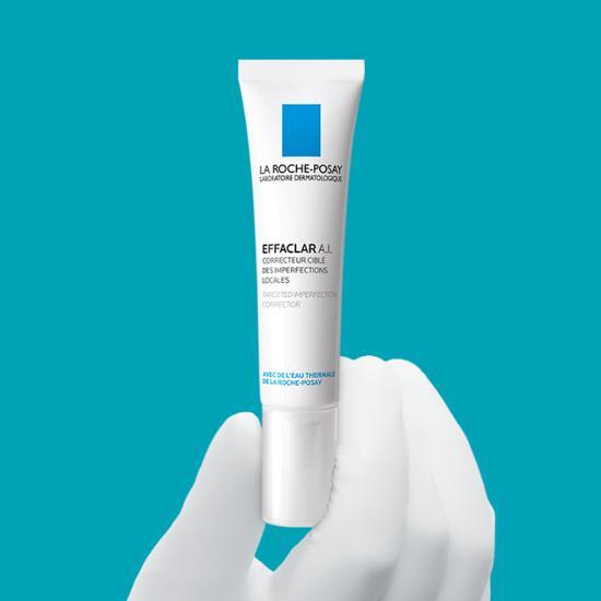 La Roche-Posay Effaclar AI 15ml skincare serum for acne-prone skin, featuring a sleek packaging design, perfect for blemish treatment and part of K-Beauty essentials.