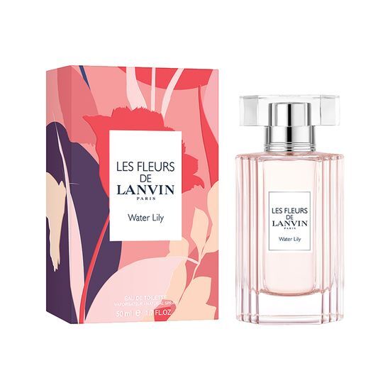 Lanvin Le Fleurs de Lanvin Water Lily EDT 50ml bottle, showcasing its elegant design for a floral fragrance, ideal for personal care and beauty enthusiasts.