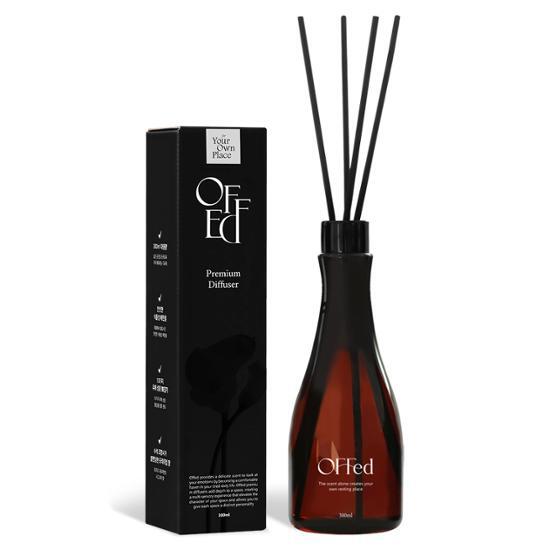 Offd Large Capacity 300ml Diffuser in Midnight Love fragrance, available as a single item, showcasing its elegant design and K-Beauty inspired packaging.